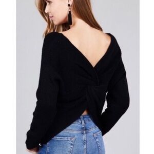 LOVE Tree | Twist Back Sweater